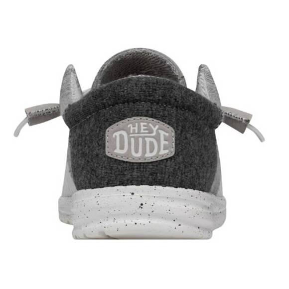 Hey Dude Walley  Gray and Black Sneakers men’s size 8 NWT - Picture 4 of 4